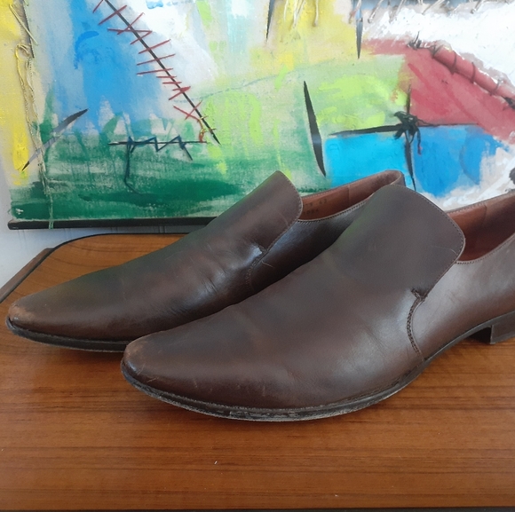 Dolce & Gabbana brown leather men's shoes - Picture 2 of 8